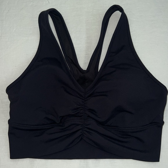 ALO Yoga Black Wild Thing Sports Bra Large - Picture 3 of 9